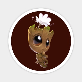 I am Groot Flower Magnet